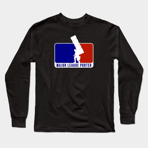 Major League Porter Long Sleeve T-Shirt by CCDesign